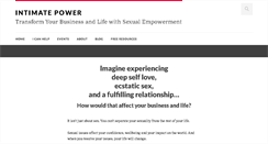 Desktop Screenshot of intimatepower.com